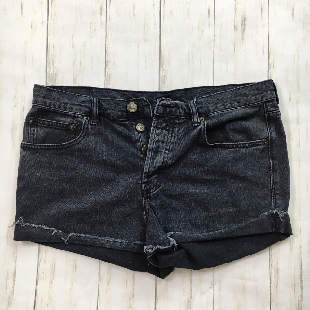 Urban Outfitters BDG Black Tomgirl Denim Shorts - Picture 2 of 6